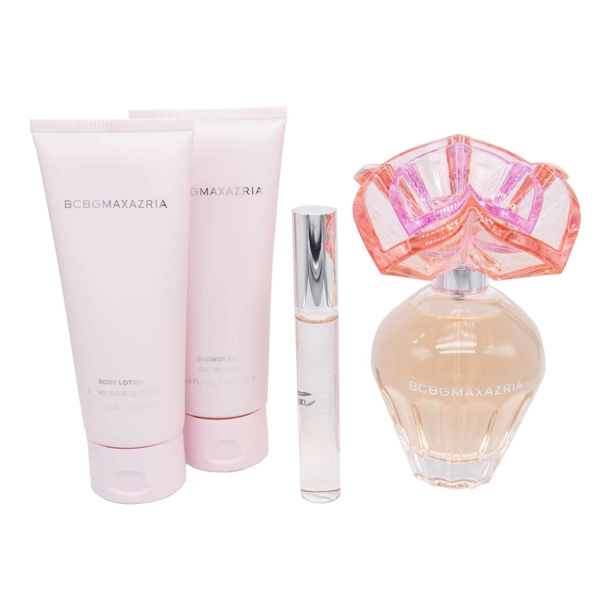 Bcbgmaxazria top perfume set