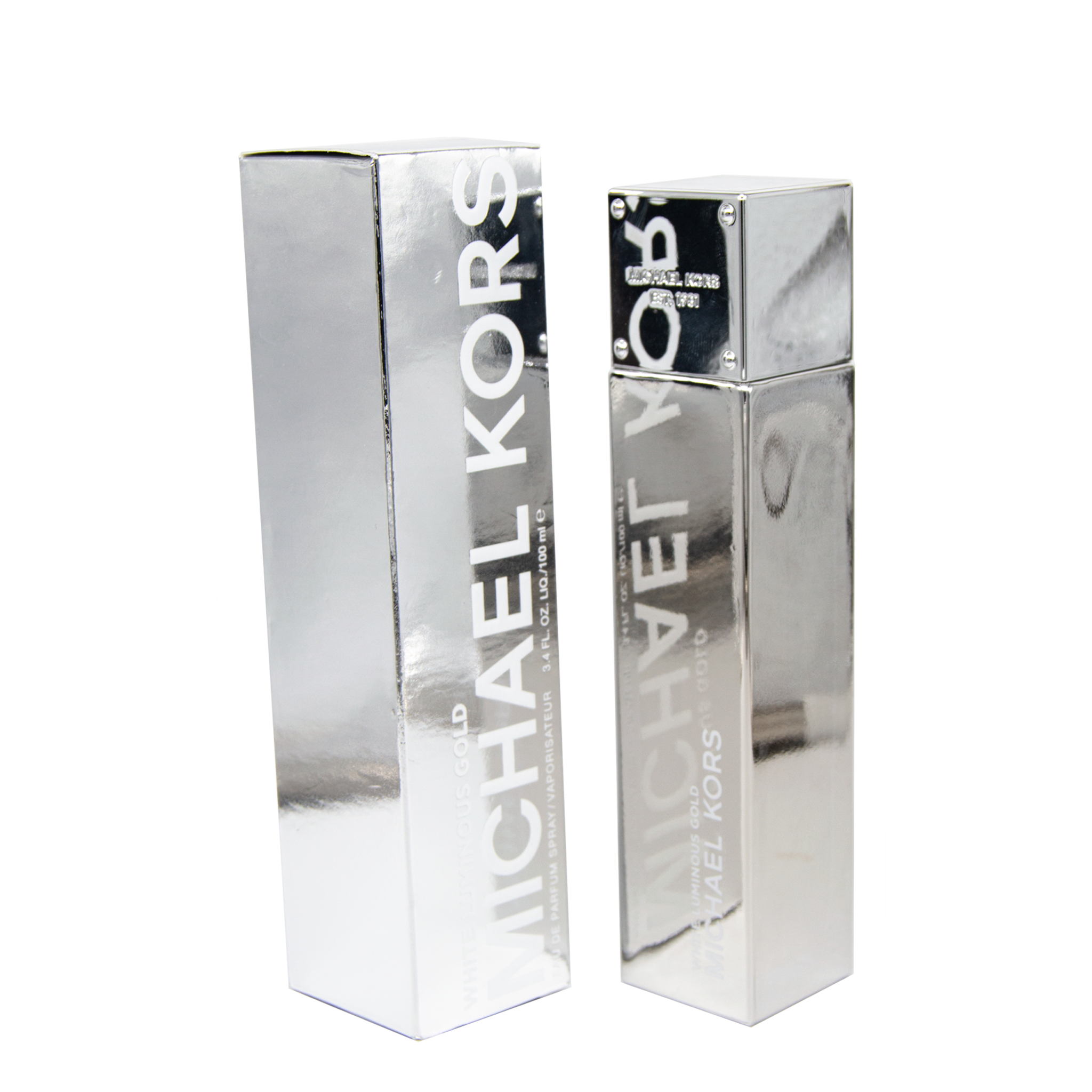 Michael kors white luminous top gold